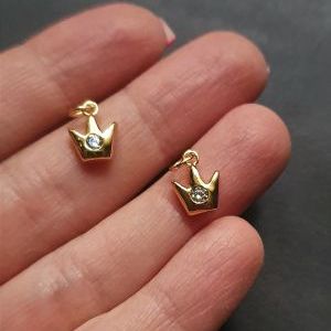 Подвес корона, цвет "золото"
