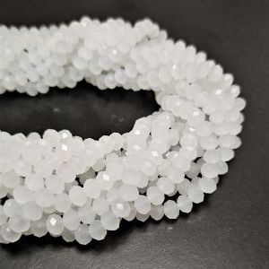 Бусины из стекла 4х6 мм, форма рондель