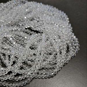 Бусины из стекла 3х4 мм, форма рондель