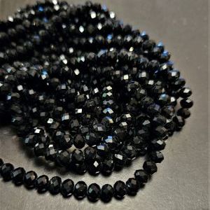 Бусины из стекла 4х6 мм, форма рондель