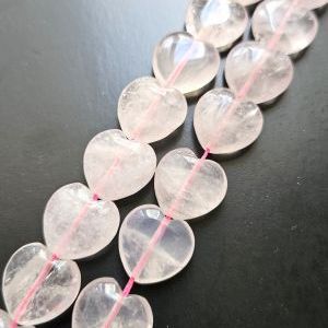 Сердечки из розового кварца (обычного)