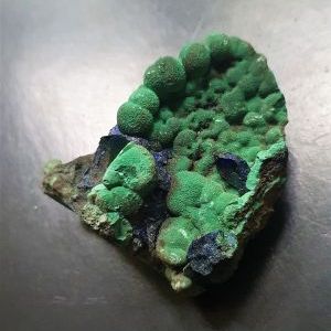Азурит на малахите, вес образца около 68 гр.