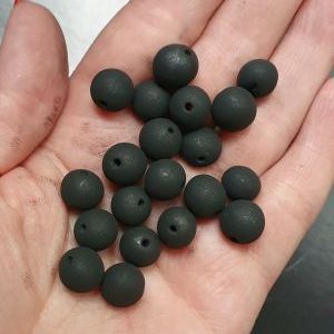 Бусина из шунгита неполированная 10 мм